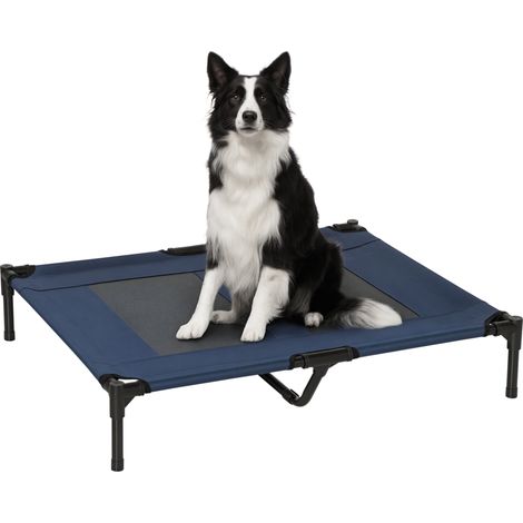 Letto con gambe, cuccia per cani/gatti, lettino da campeggio, letto rialzato, Aniamux, tessuto Oxford, textilene microforato, acciaio