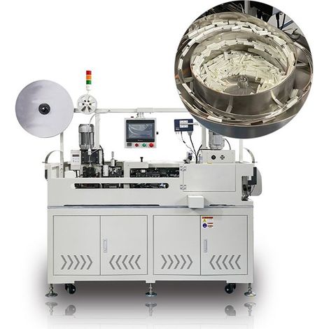 Machine à sertir automatique, insertion du connecteur des deux côtés (1/2)