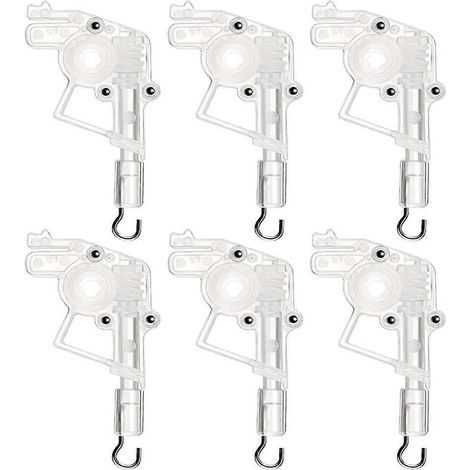 Lot de 6 accessoires de commande de cordon pour stores inclinables à baguette, crochet de connexion hexagonal (1/5)