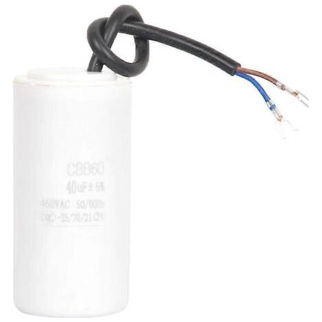 CBB60 450V AC Motoranlaufkondensatoren für Anlauf- und Betriebsanwendungen, 40µF (1/5)