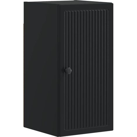Badezimmer-Wandschrank EDE Schwarz 30 x 31 x 59 cm vidaXL (1/5)
