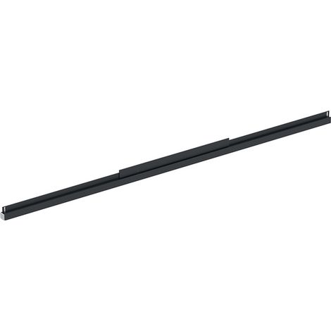 Barre lumineuse GE pour Option Plus Square Miroir lumineux B : 90 cm, noir mat / alu