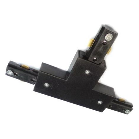 Connecteur T Rail Monophasé NOIR - SILAMP
