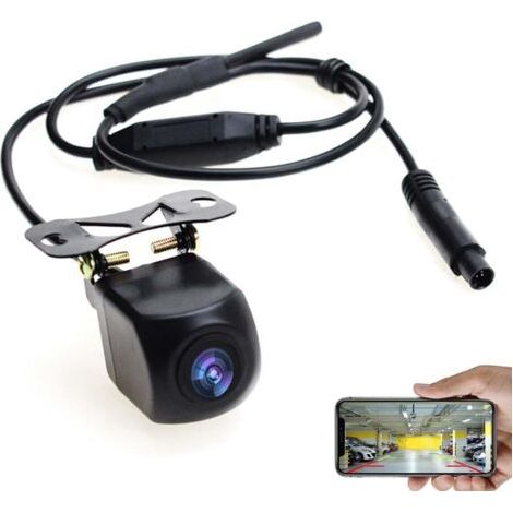 WiFi caméra de recul caméra de recul Vue arrière 12V Mini Corps étanche tachygraphe pour iPhone et Android