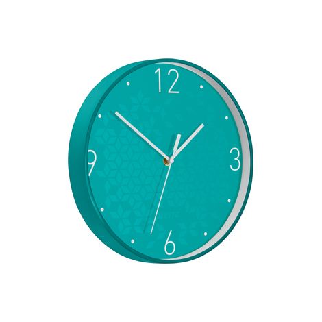 RELOJ PARED LEITZ ANALOGICO 29 CM TURQ.