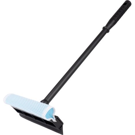 Nettoyant pour vitres et miroirs en plastique + raclette à eau 54 cm amio-03852 (1/5)