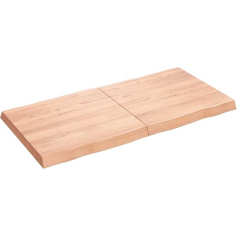 Maison Exclusive - Tischplatte 120x60x(2-6) cm Massivholz Behande (1/5)