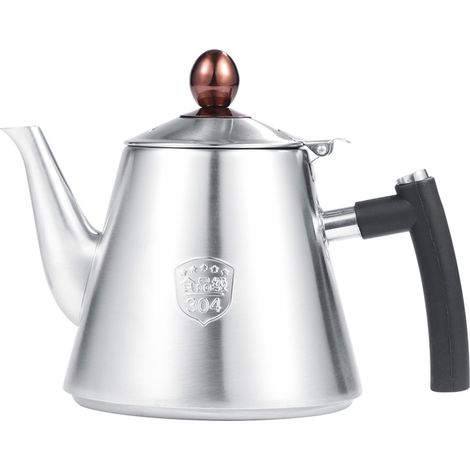 Théière/caffettiera in acciaio inossidabile 1,2 L con poignée resistente al calore