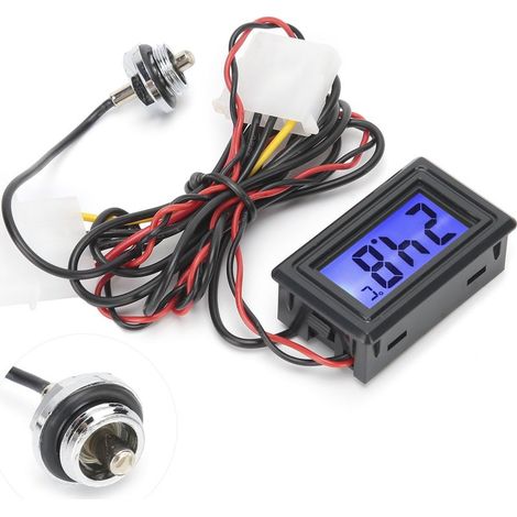 Digitales Thermometer für PC-Flüssigkeitskühlung, Digitalanzeige WDXS-DT, 5V-24V (1/5)