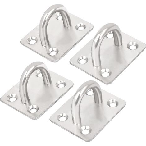 sourcingmap® 4 pièces 46 mm x 37 30 Crochets de plafond métalliques en forme U pour ventilateur et