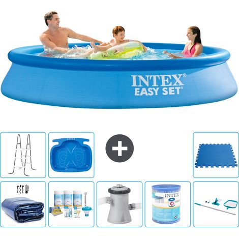 Intex Piscine Easy Set Ronde - 305x61 cm - 9-pièces S40481 (1/5)
