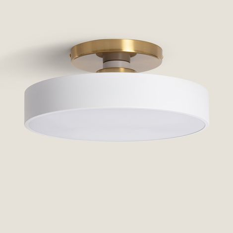 Plafonnier Métal Atenea Blanc