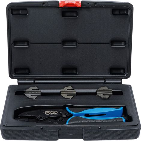BGS  Kit  de  engarzadoras  con  3  pares  de  mordazas  para  conectores  solares  MC3  /  MC4  /  Tyco  -  70003 (1/4)