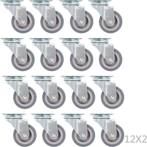 48 pcs Roulettes pivotantes 50 mm (1/5)