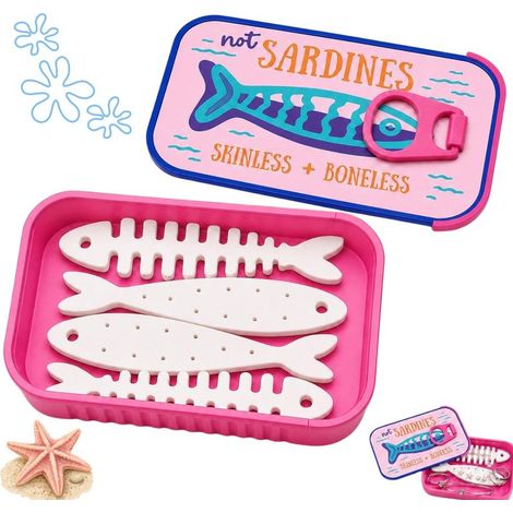 Beyamis Boîte bijoux sardines voyage - Colliers boucles rangement portable (1/5)