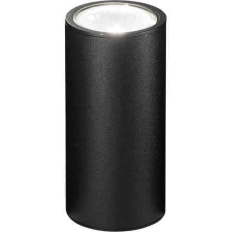 Plafonnier moderne cylindrique en aluminium pour intérieur Filo - Noir (1/2)