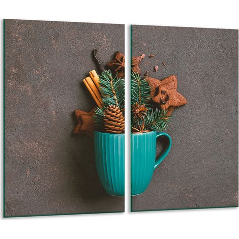 Tagliere in vetro 2x 30x52 Natale (1/5)