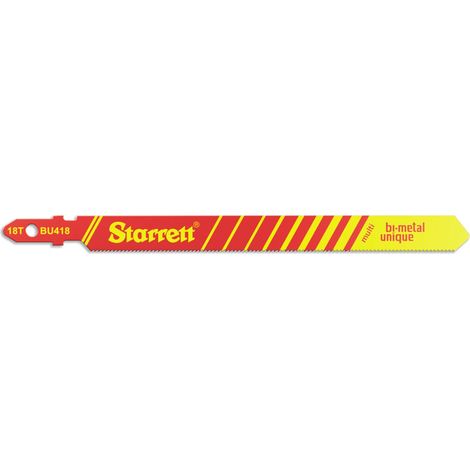 Hoja sierra calar Starret BU418-100MM Multi Blister 5 piezas
