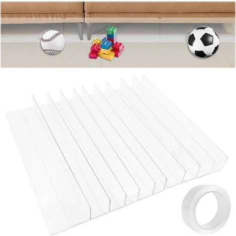 Pack of 10 Toy Blockers, Transparent PVC Adhesive Barrier, Scratch Protection for Furniture and Pets (1/5)