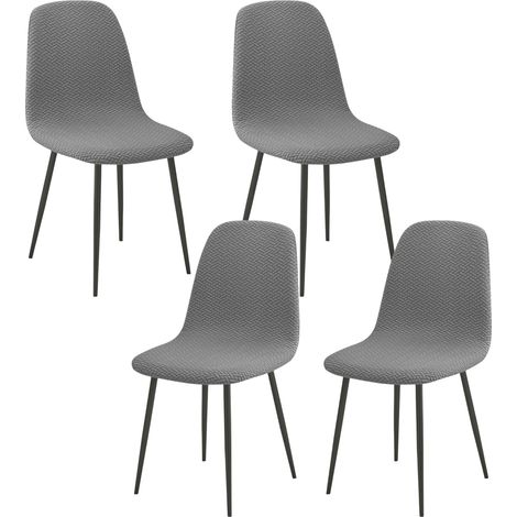 4 pièces, Chaises Extensibles Housses, Housses de chaises de Salle à Manger, Housses de chaises de Salle à Manger imperméables, Convient pour hôtel, Banquet, Mariage, décoration de fête