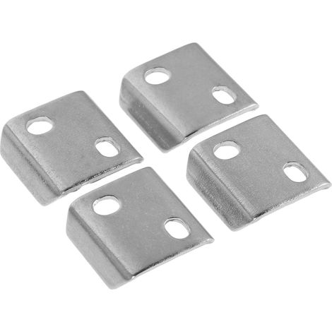 Kit de remplacement de 4 pièces pour barre 4 pièces pour barre porte-serviettes en acier inoxydable robuste , avec plaques de base épaissies (1/5)