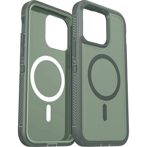 Funda para iPhone 13 Pro Max con marco, resistente a MagSafe, verde. (1/5)