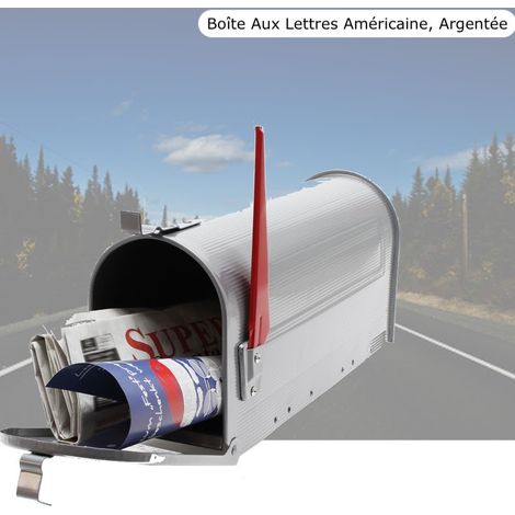 Boîte Aux Lettres, Style Américaine, Couleur Argentée (1/5)