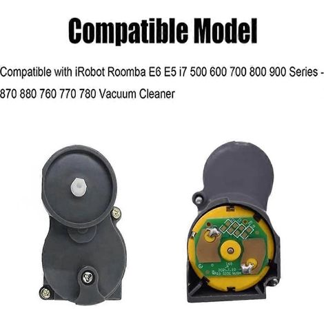 Module moteur de brosse latérale pour aspirateurs iRobot Roomba séries 500, 600, 700, 800, 900, i7, i3, E6 et E5 - Pièces de rechange (1/5)