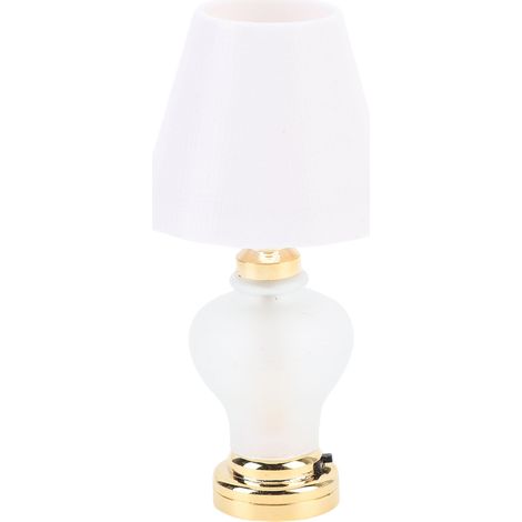 Lampe miniature pour maison de poupée, modèle élégant de meuble décoratif à l'échelle 1:12 (1/5)