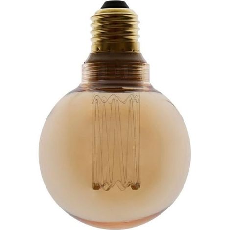 AMPOULE LED SMD FILETAGE DROIT AMBREE - 4W E27 - G80 (1/4)
