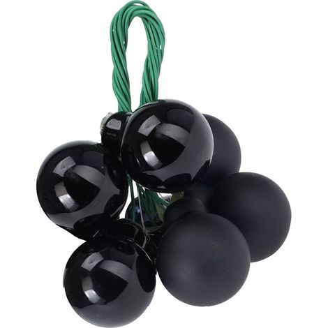 Weihnachtsdeko mit Weihnachtskugeln, 6er-Set