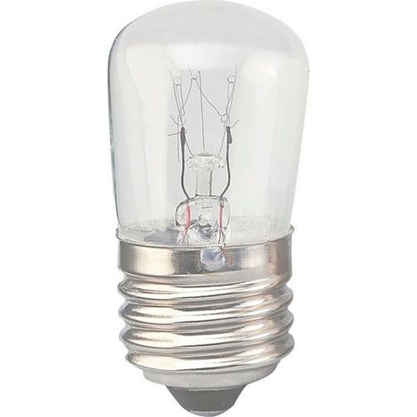 Bombilla incandescente pebetera e-27 10 w clara 30 x 60 mm (1/2)