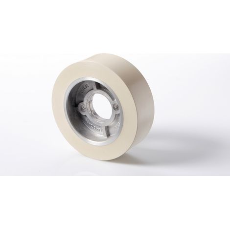 Vorschubrolle Gummi 110 x 20 mm weiss für Vorschubapparate (1/2)