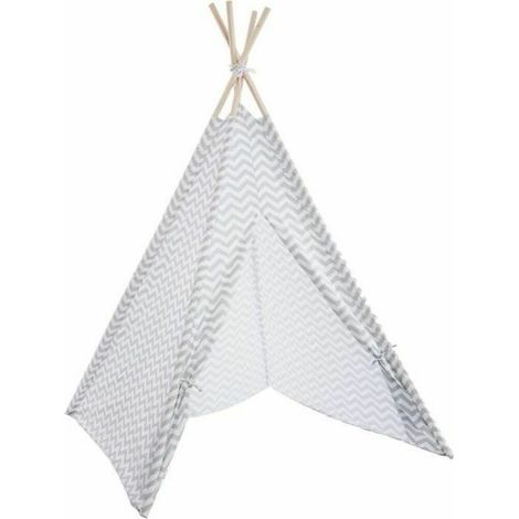 Tepee per bambini 120x120x160cm grigio - Atmosphera créateur d'intérieur (1/5)