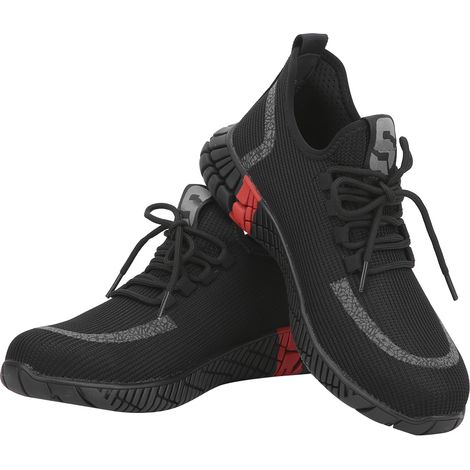 Chaussures de sécurité pour le travail dans le bâtiment, bottes de sécurité à embout en acier, pointure 41. (1/5)