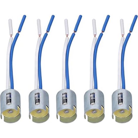 Adecuado Douille d'ampoule 1156, Douille d'ampoule 1156 Metal, 10 Piezas, Douilles d'ampoule 1156, Clignotant met Harnais 3.5 Pouces Dc 12Vible (1/5)
