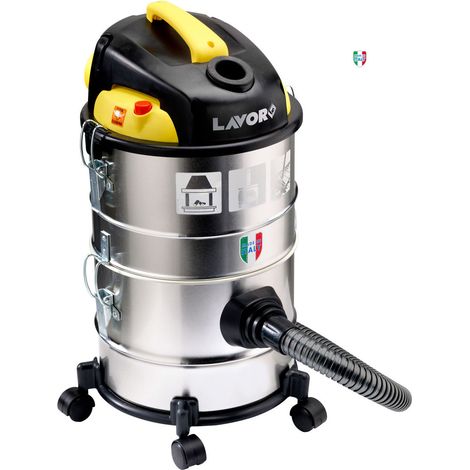 Aspirateur de poele en me'tal Ashley Kombo 1000 W 14 + 14 lt avec filtre a' cartouche et fonction aspirateur