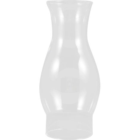 Vintage-Glas-Petroleumlampenschirm für Öllampen im Innenbereich – Ersatzteil-22.5x9.5cm-Transparent (1/4)