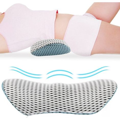 Coussin Lombaire Orthopédique en Mousse à Mémoire de Forme, Soulagement Douleur Dos, pour Sommeil/Chaise de Bureau/Siège Auto (1/5)