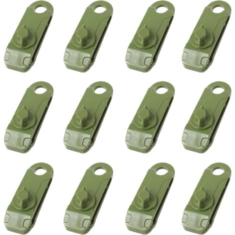 Planen-Clips, Kunststoff, Camping-Zelt-Clips, kleine Ösenklemme für Markisen, Schatten, Stoff, Garten, Outdoor-Aktivitäten (1/5)
