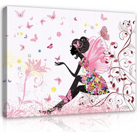 Peinture pour une chambre de fille toile 120x80 (1/3)