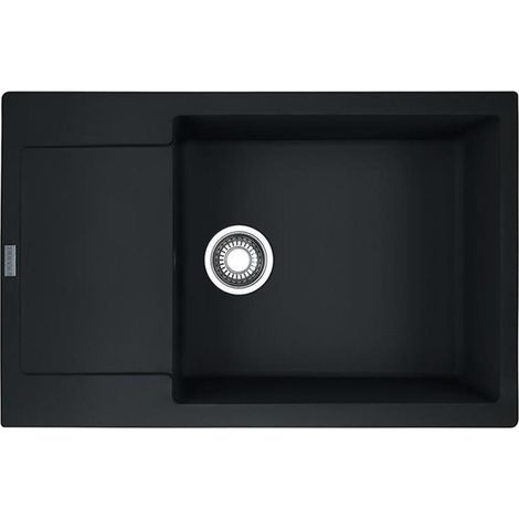 Franke Einbauspüle Maris MRG 611-78 XL Fragranit+ Black Matt Excenterbedienung (Druckknopf) (1/3)