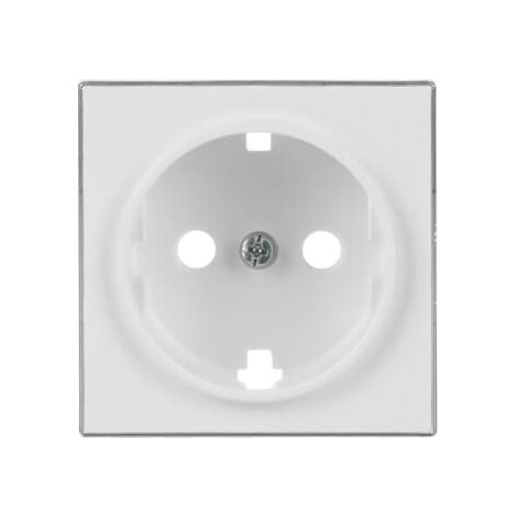 Tapa base de enchufe schuko 2P+TT BLANCO SOFT NIESSEN SKY 8588 BL (1/4)