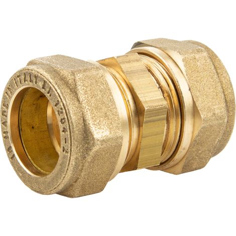 tecuro MS-Klemmringverbinder, Gerade Verschraubung 10 x 10 mm