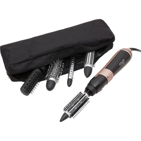 Coffret 6 brosses interchangeables 1200W - Poignée caoutchoutée - Adler AD2022 (1/5)