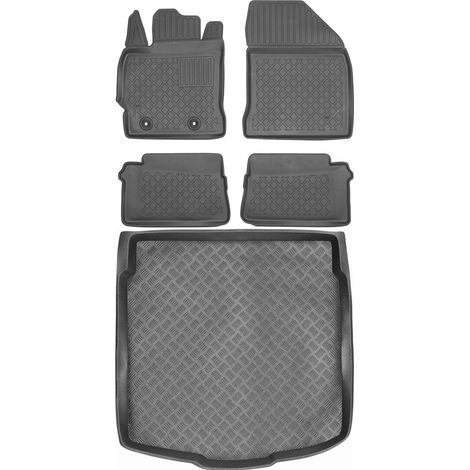 Toyota Auris II Kombi (2013–2018) – SET – Automatten + Kofferraummatte (1/5)