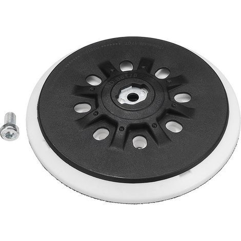 150 mm (6 pouces) Plateau de ponçage 8 trous compatible avec les ponceuses orbitales Bos-ch Festool ETS 150, ETS EC 150, LEX 150, WTS 150/7 498987 (souple),pour Ponceuse Excentrique (1/5)