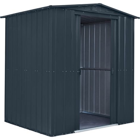 Zweiflügelhaus 183x154 cm anthrazitfarbenes Blech MALIGI HOME MG/FULVO Antracite