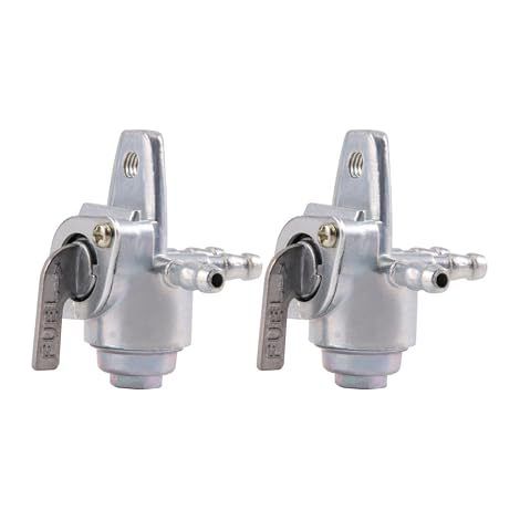 Three-way fuel valve switch for modifying motorcycles, off-road vehicles and ATVs, two-piece set with ON/OFF/RES function, universal accessory for fuel distributors. (1/5)