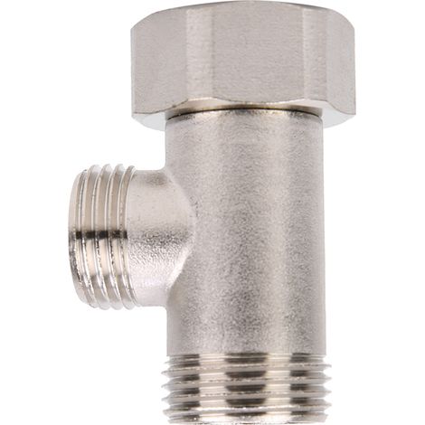 Adaptateur en T en laiton 7/8 pour pommeau de douche, vanne à trois connecteurs pour WC, vanne de dérivation de pommeau de douche